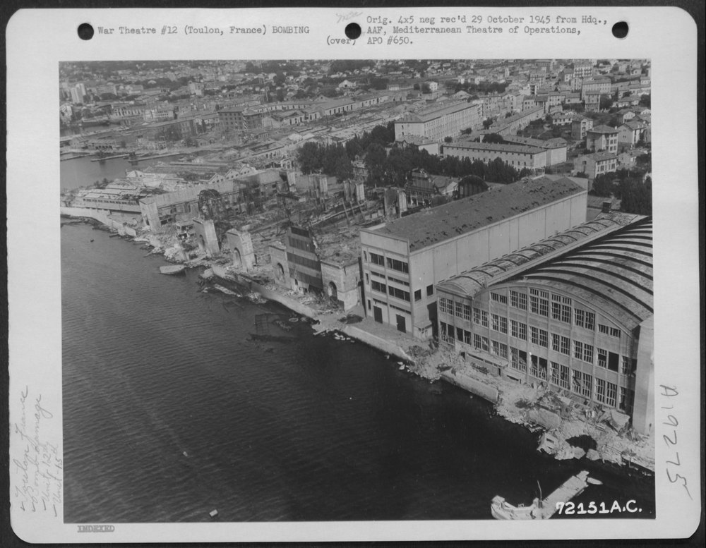 Toulon Harbor Damage