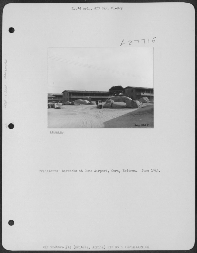Transients barracks at Gura Airport
