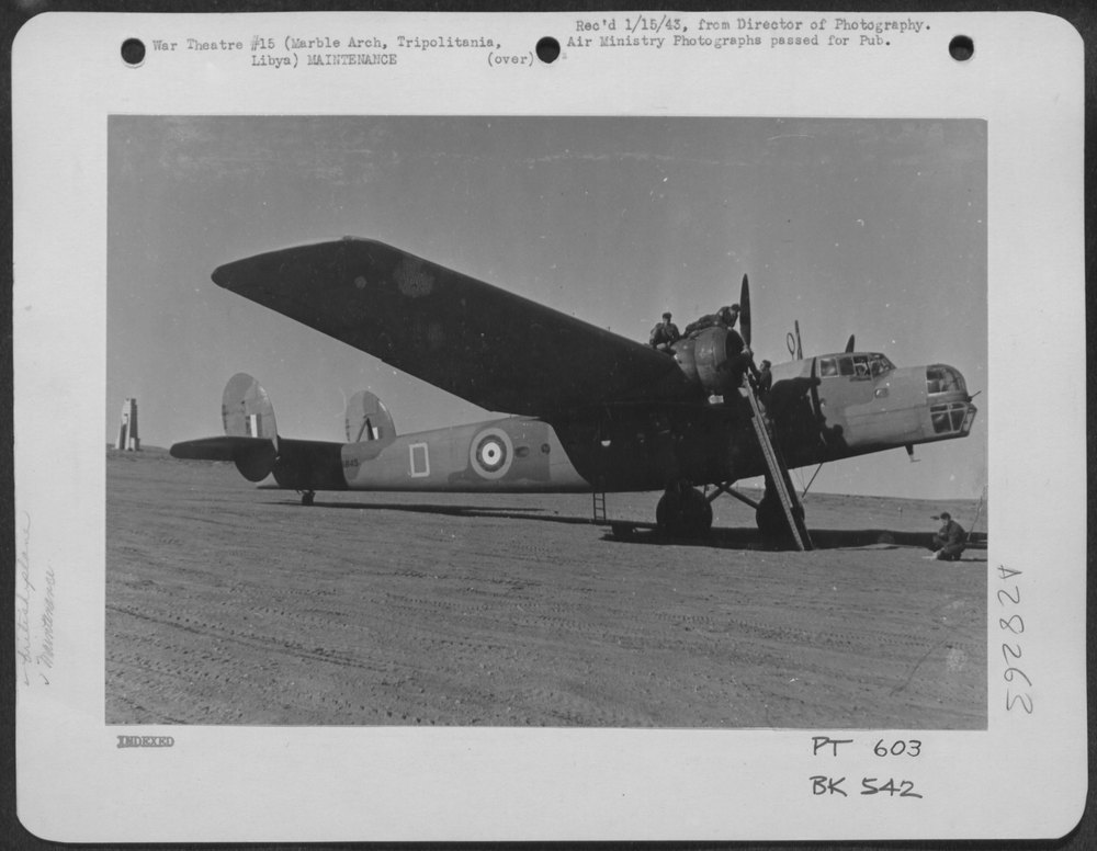 Transport aircraft at Marble Arch
