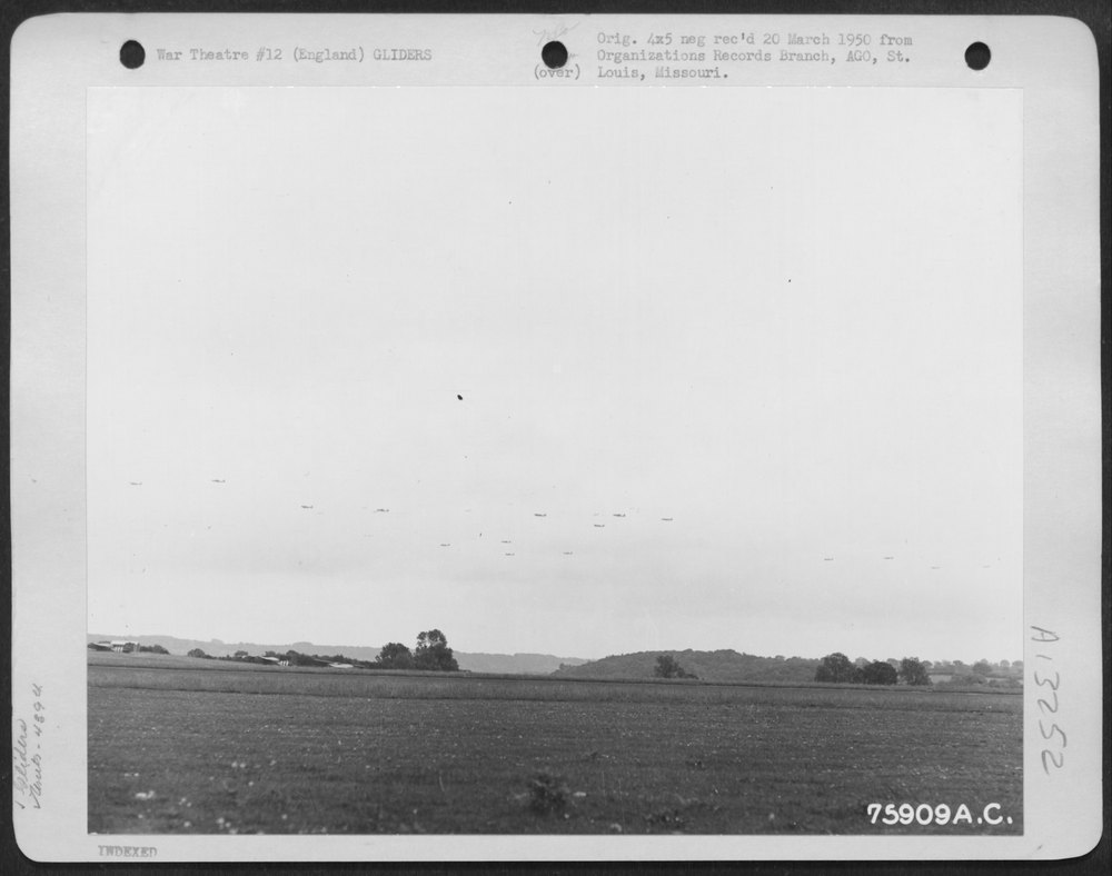 Transport planes over England