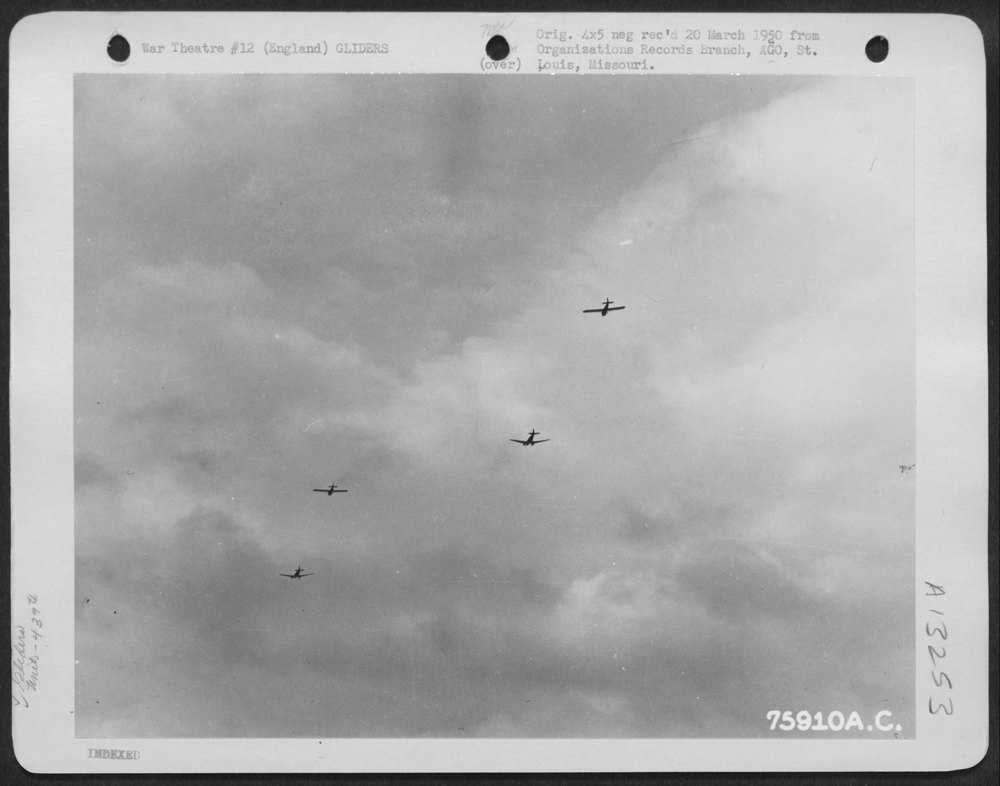 Transport planes over England
