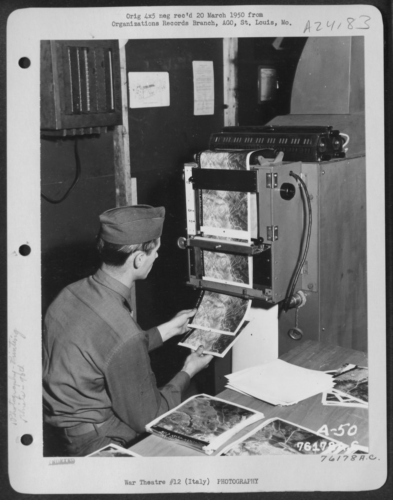 Trimming device at Italian air base