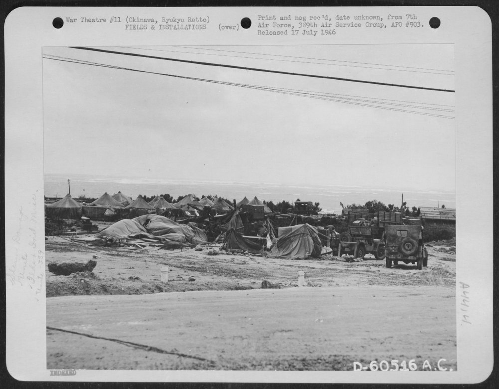 Typhoon damage on Okinawa