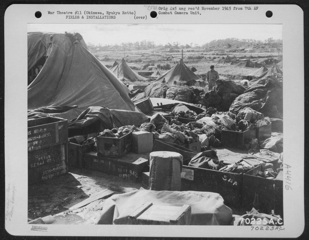 Typhoon damage on Okinawa