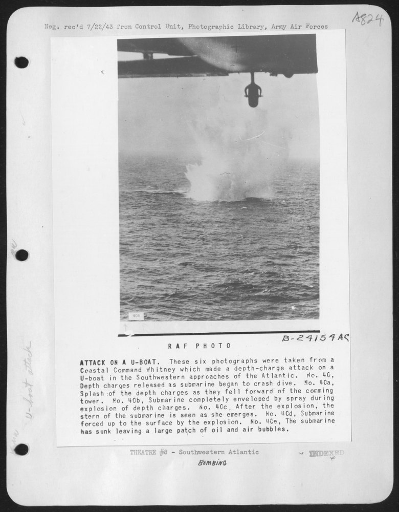 U-Boat in Southwestern Atlantic