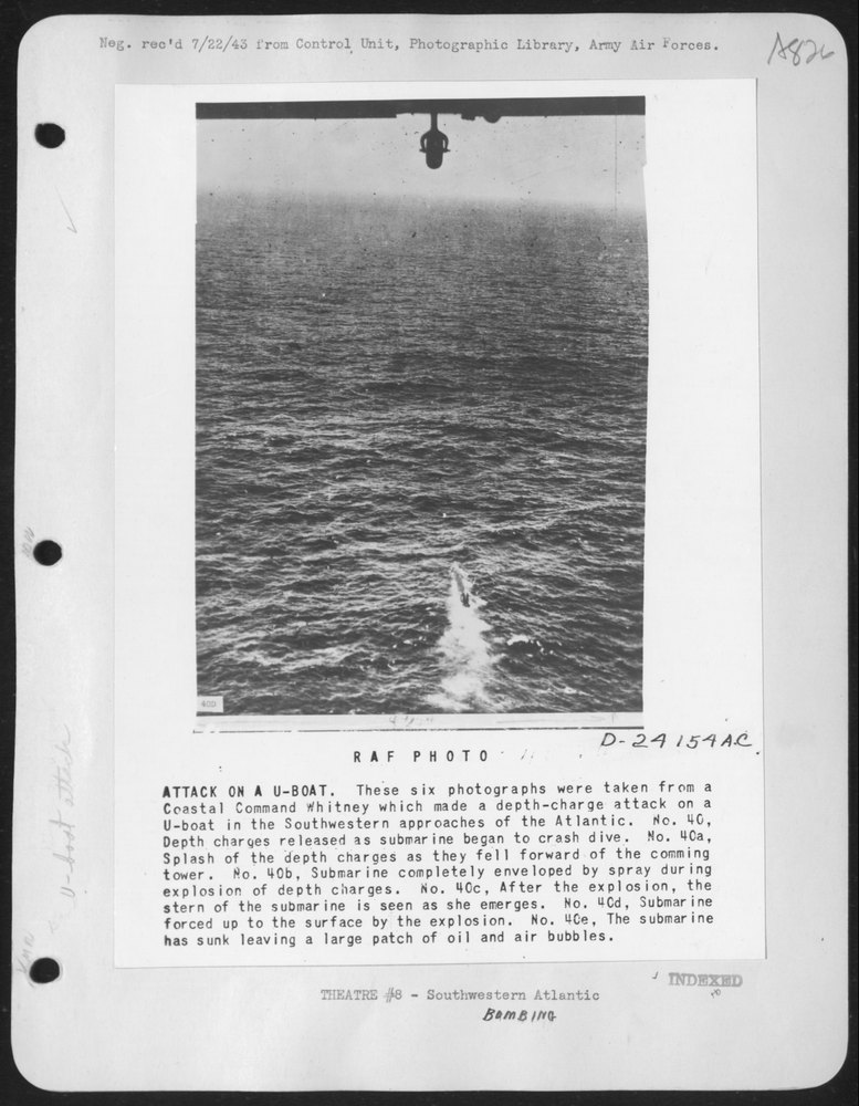 U-Boat in Southwestern Atlantic
