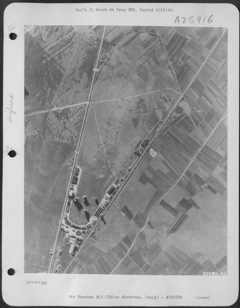 Udine Airdrome bombed by 15th AAF