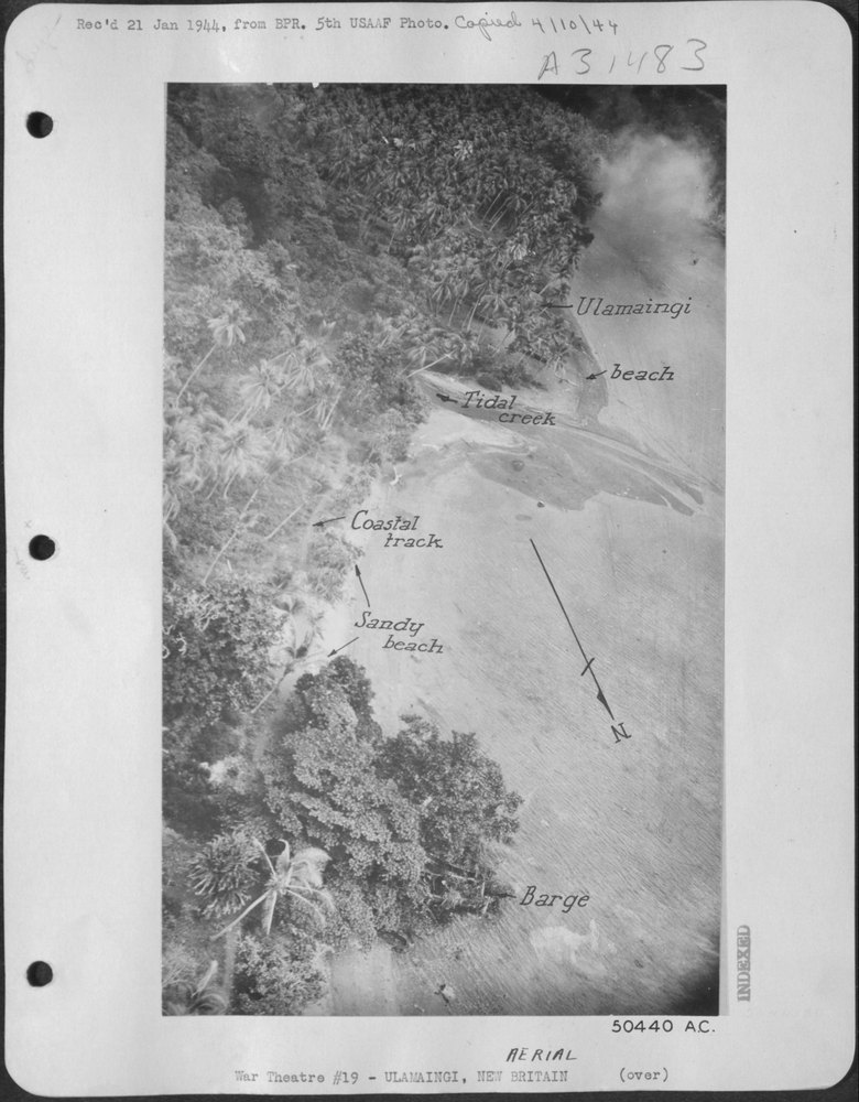 Ulamaingi village captured near Cape Gloucester