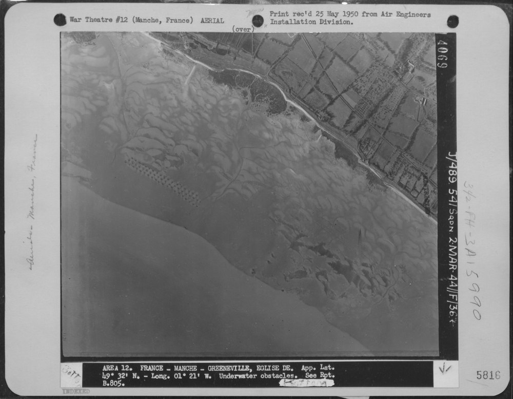 Underwater obstacles at Manche