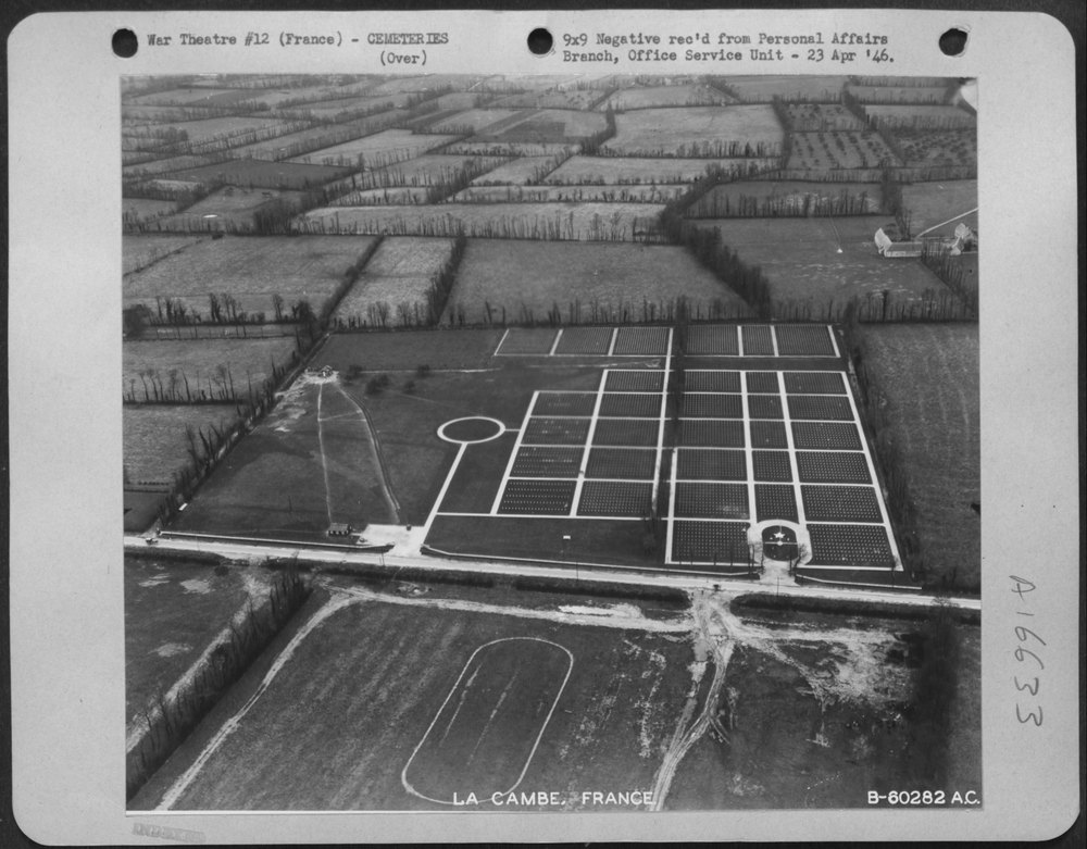 United States Cemetery At La Cambe, France