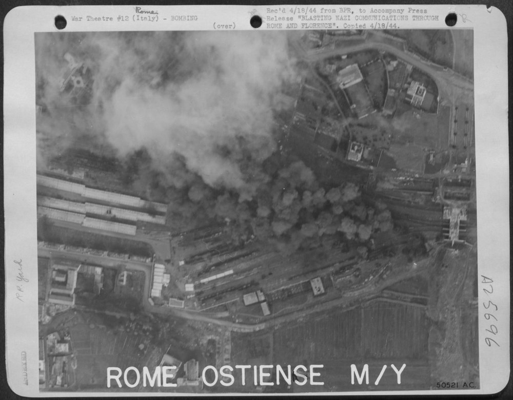 US 12th AF bombing Italy