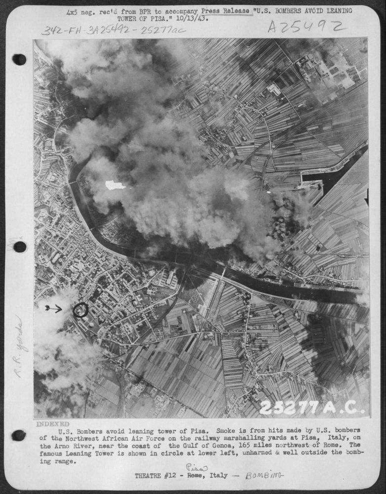 US Bombers over Pisa