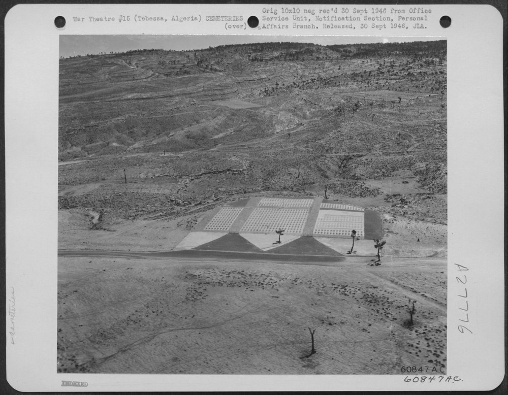 US Cemetery at Tebessa Algeria