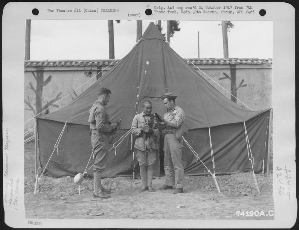 US Gas Masks in China