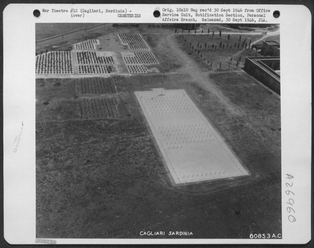 US Military Cemetery at Cagliari