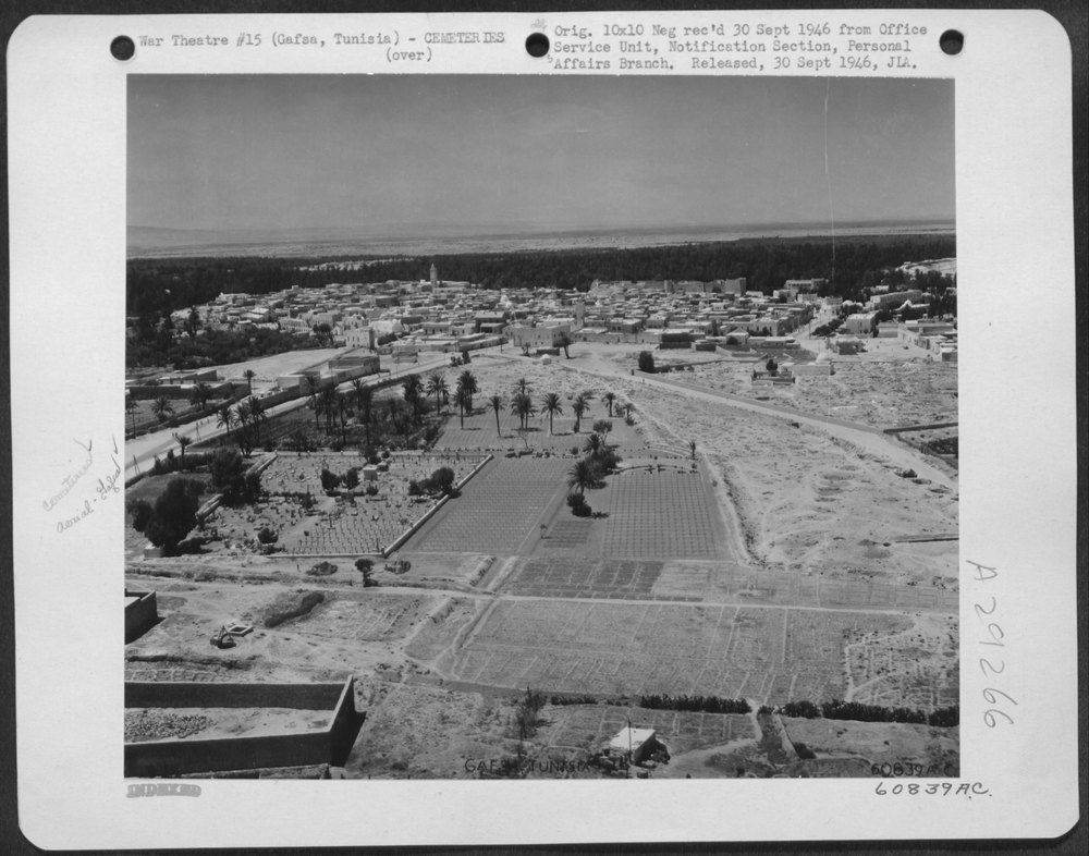 US Military Cemetery at Gafsa