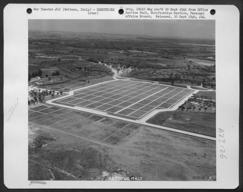 US Military Cemetery at Nettuno