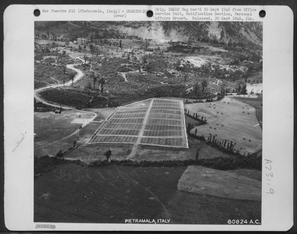 US Military Cemetery at Pietramala