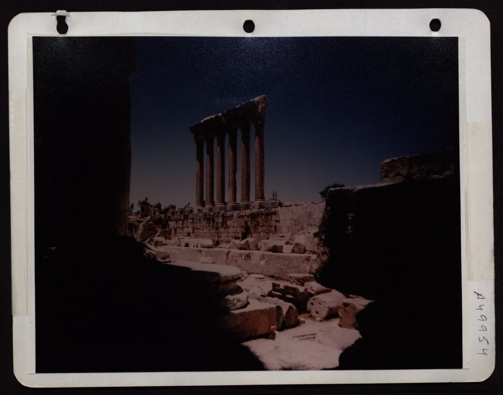 USAAF men at Temple of Jupiter