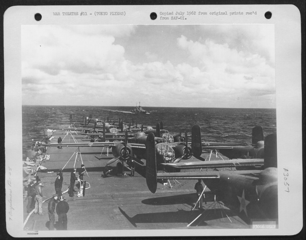 Usaf - Tokyo Raid - On 18 April 1942, Airmen Of The Us Army Air