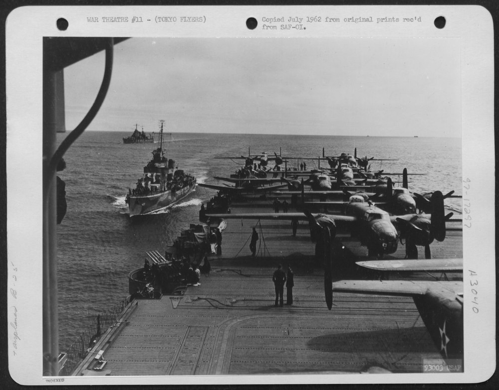 Usaf - Tokyo Raid - On 18 April 1942, Airmen Of The Us Army Air