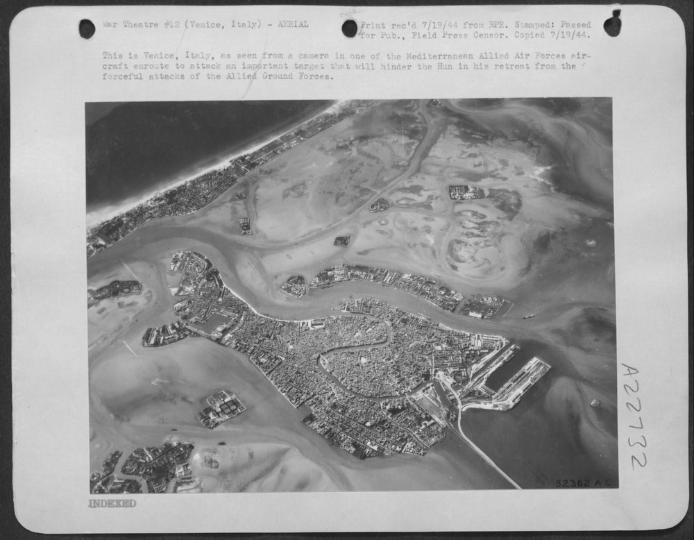 Venice from Mediterranean Allied Air Forces aircraft