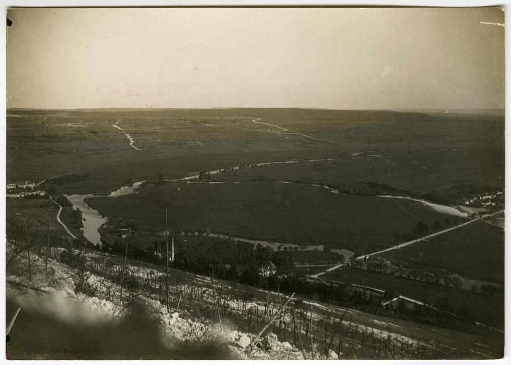 View from Fort Camp de Romains on the Maas river