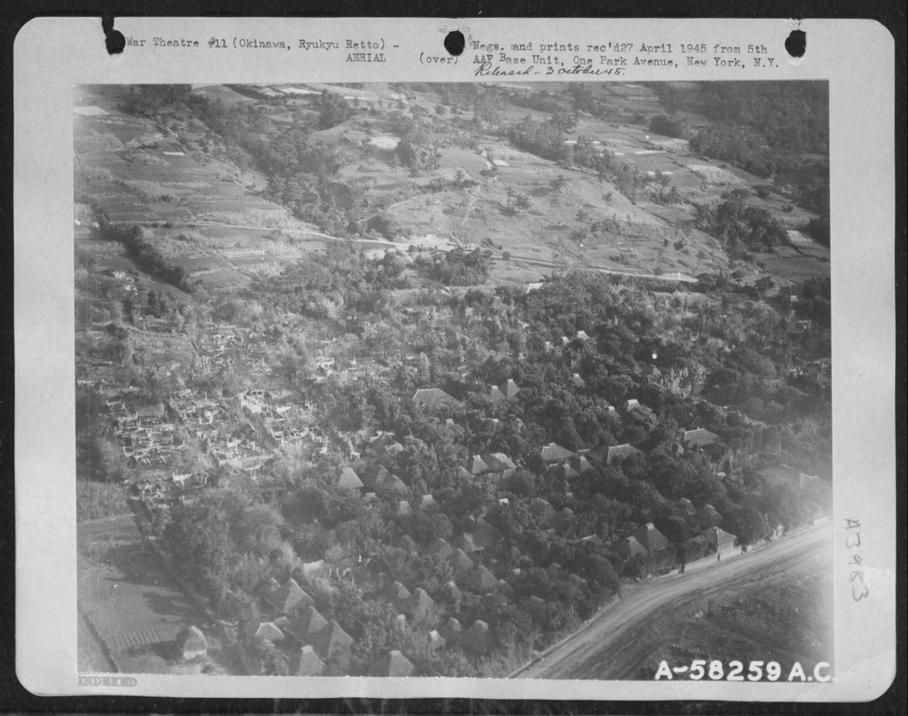 View of an Okinawan village