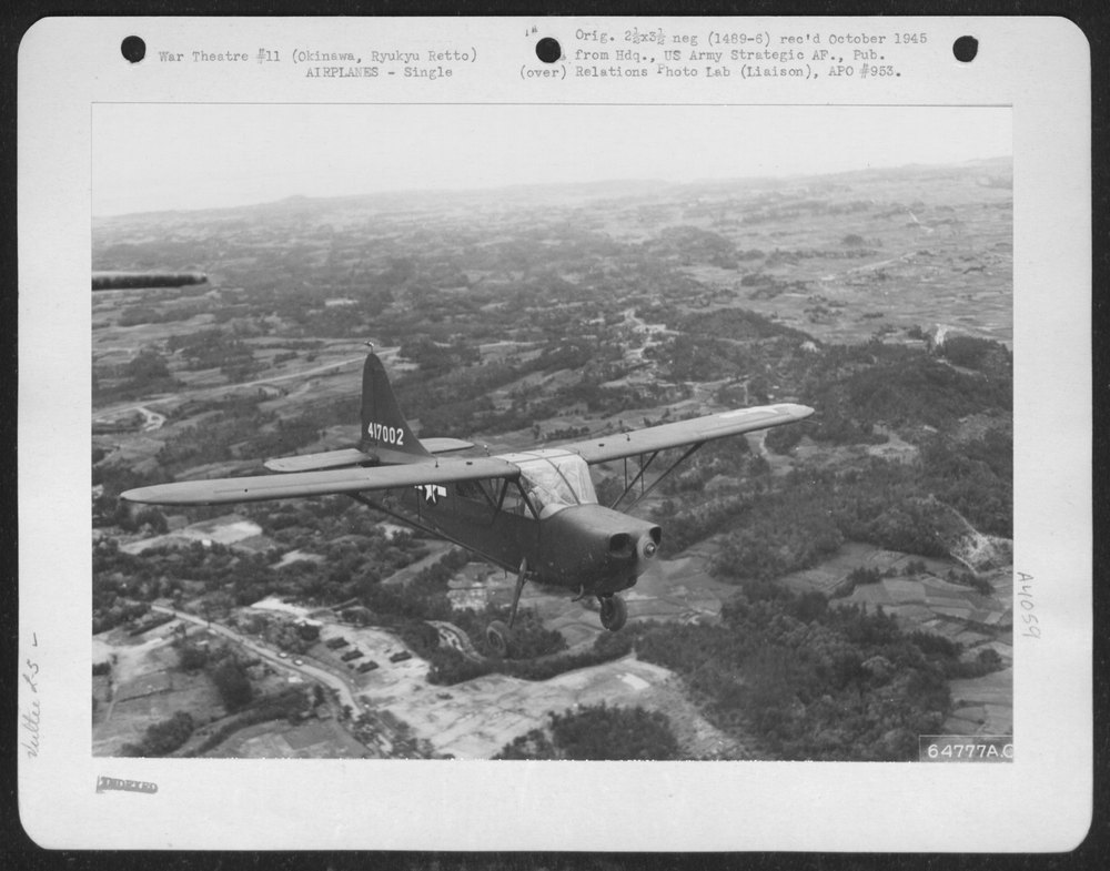 Vultee L-5 Sentinel Over Okinawa