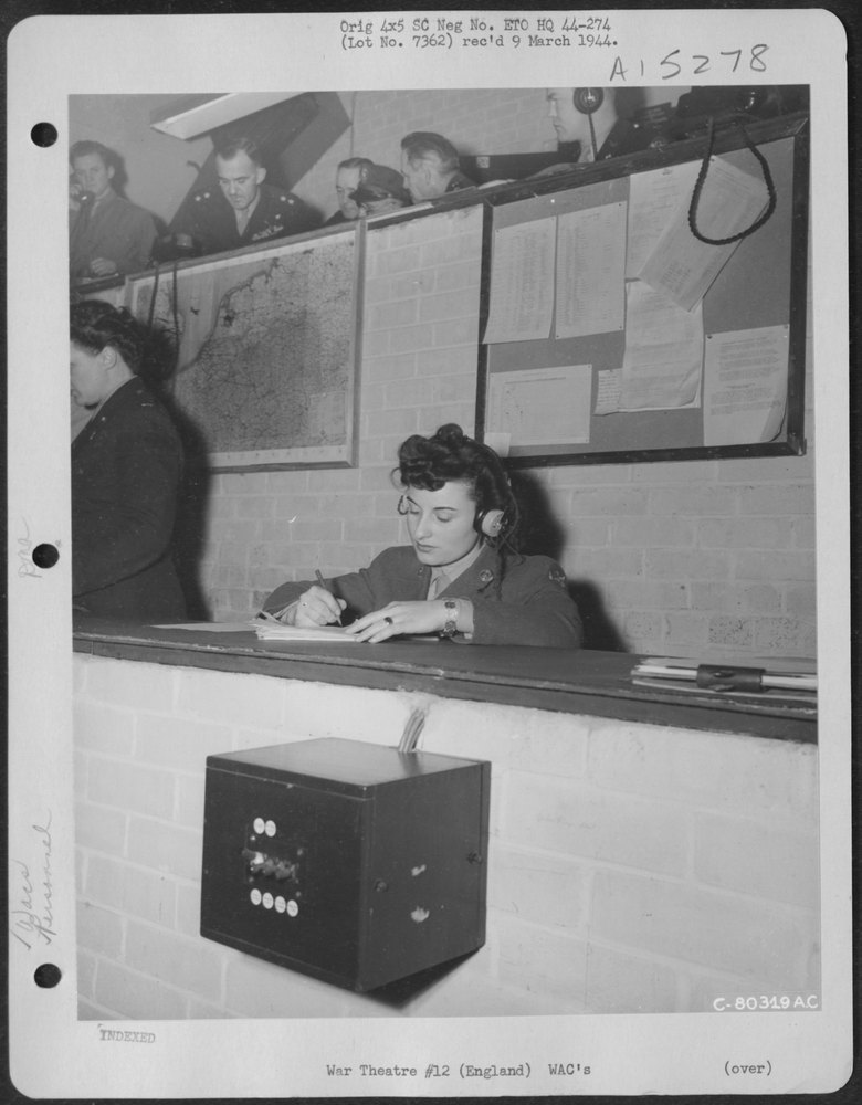 Wac Pfc Ona May Murray at airbase
