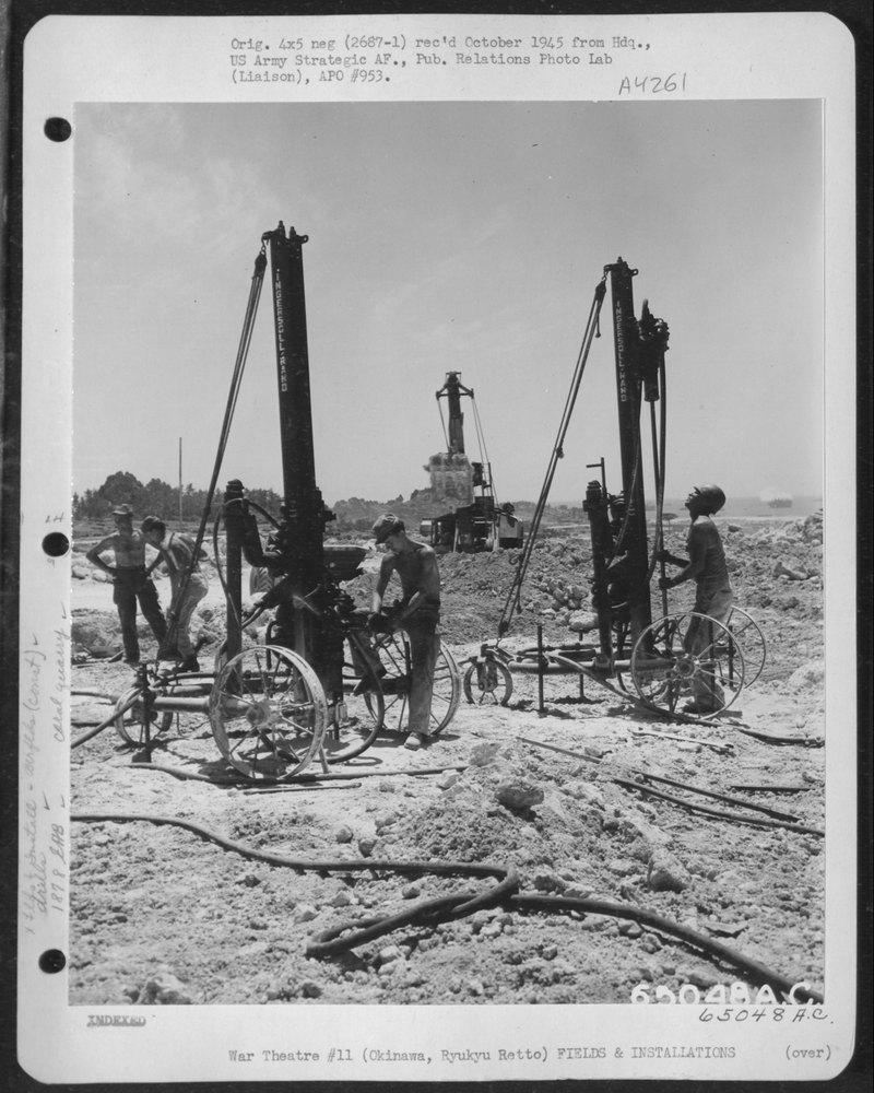 Wagon Drills on Okinawa