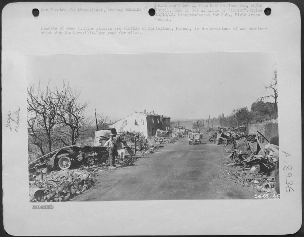 War machines at Montelimar