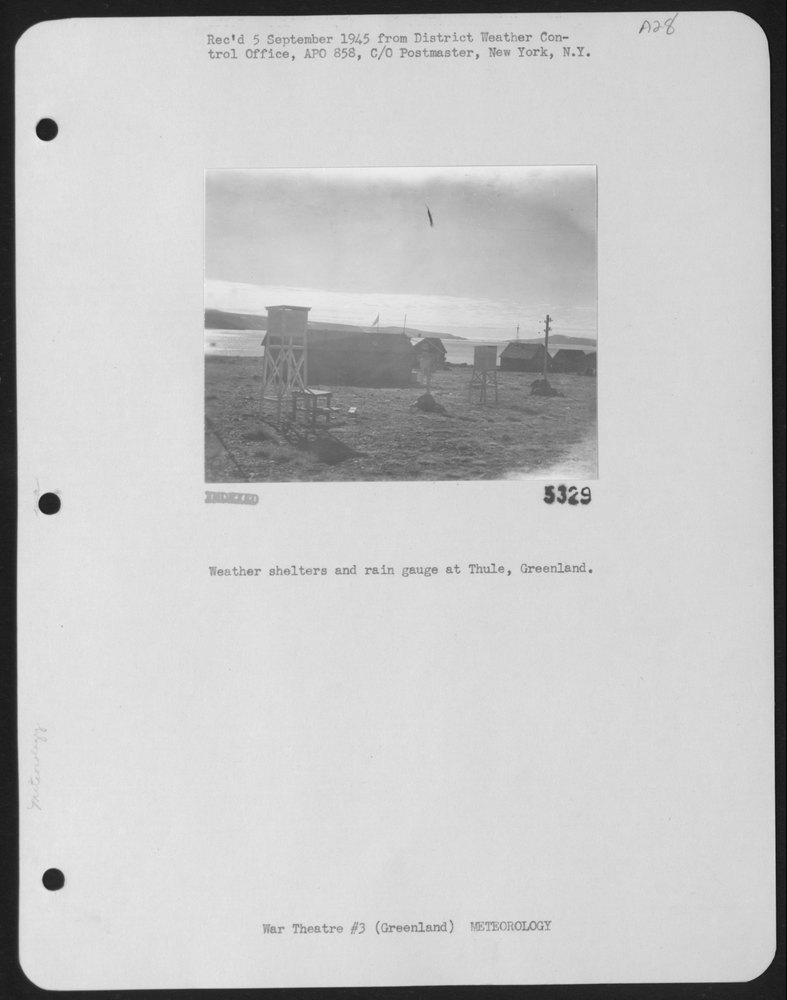 Weather Shelters at Thule Greenland