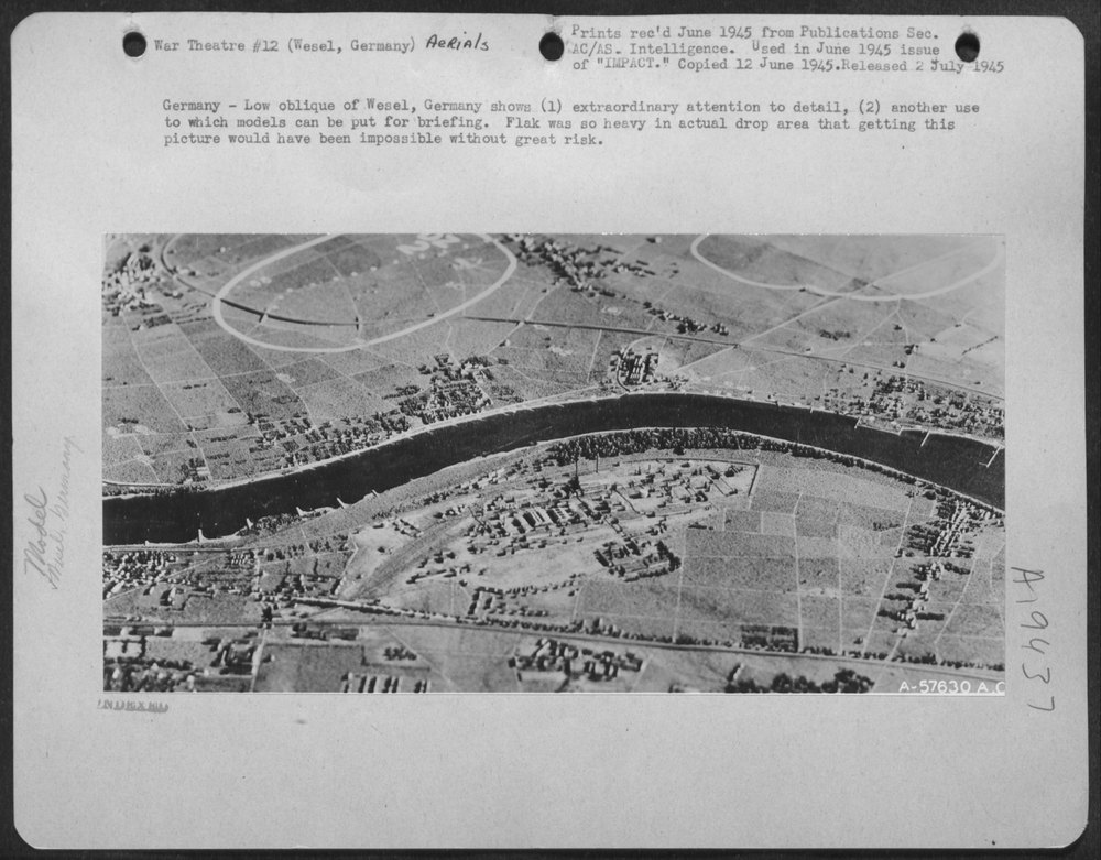 Wesel Germany briefing model