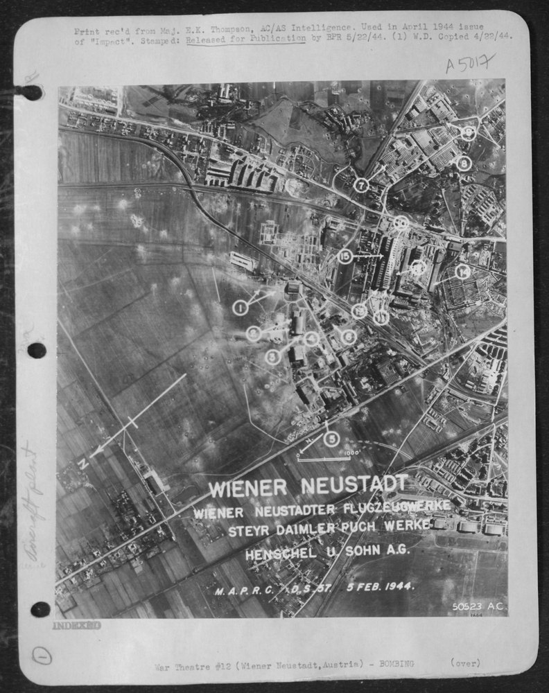 Wiener Neustadt Aircraft Plant Germany