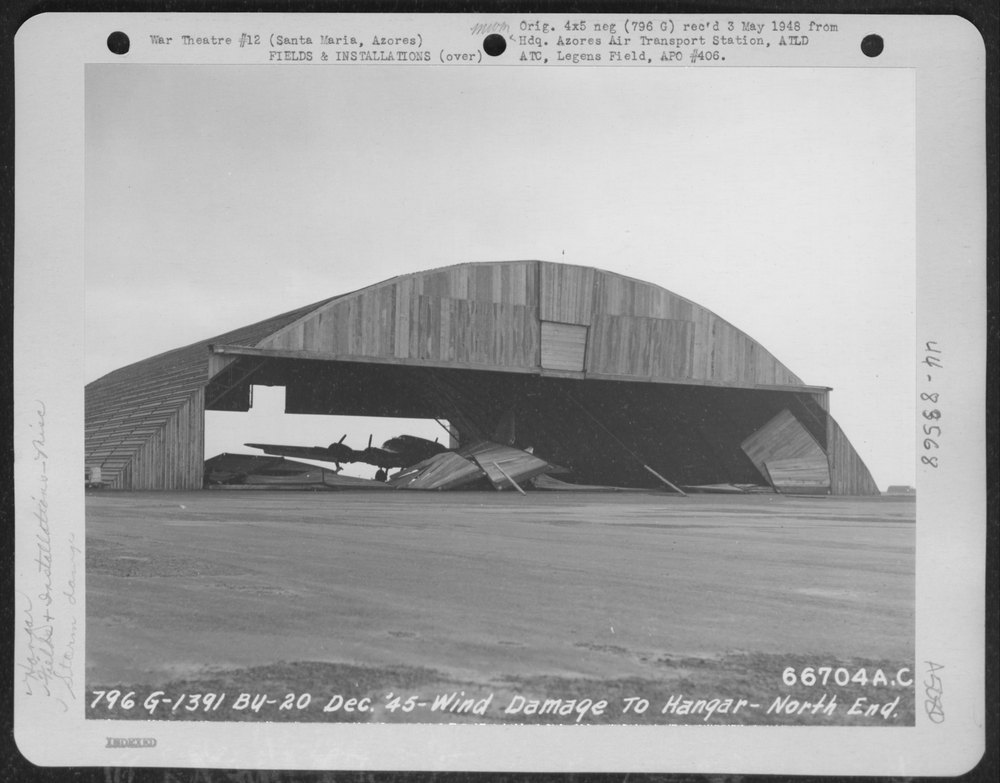 Wind damage at Santa Maria