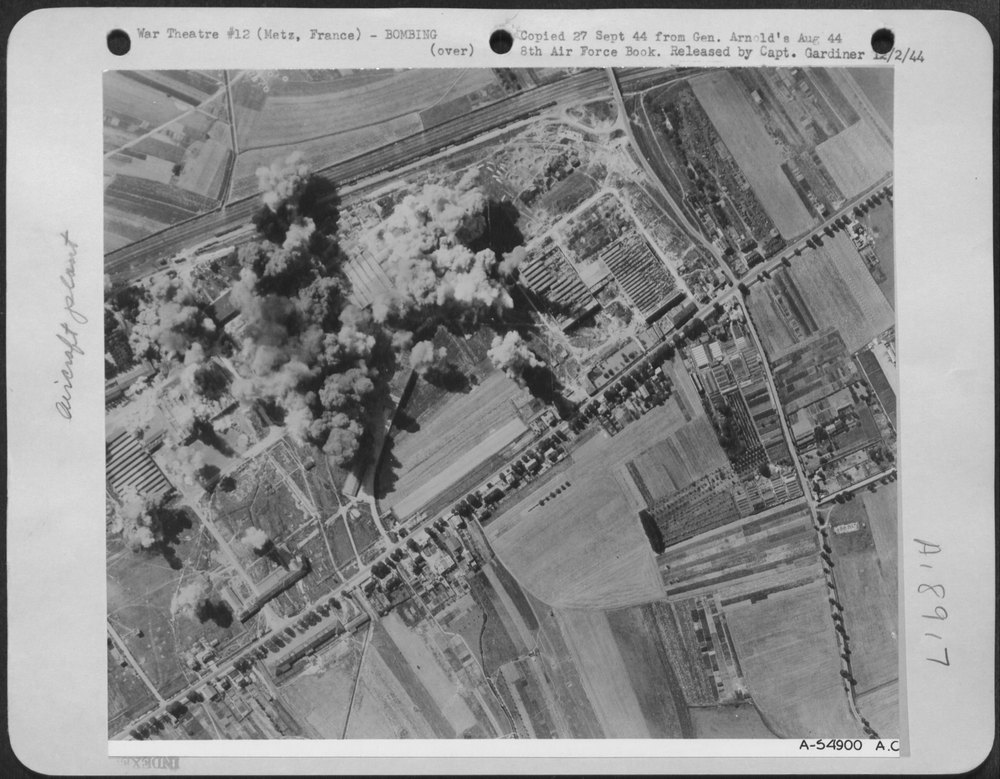 Woippy Aero-Engine works bombing