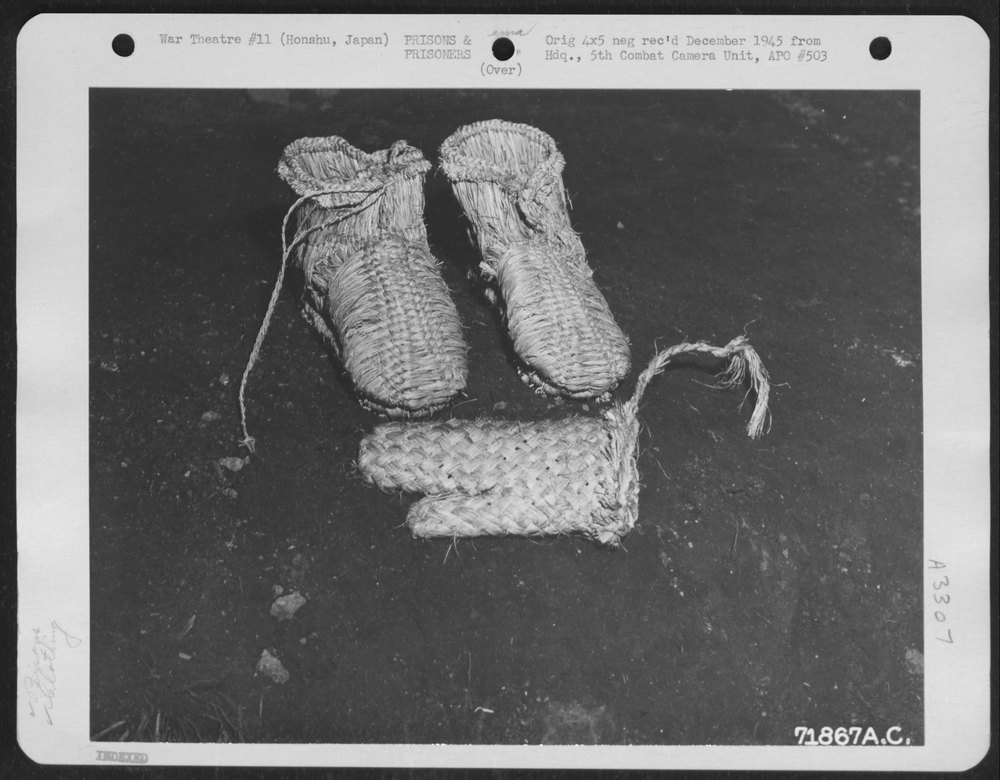 Woven Shoes And Gloves Of This Type Were Preferred By The Internees